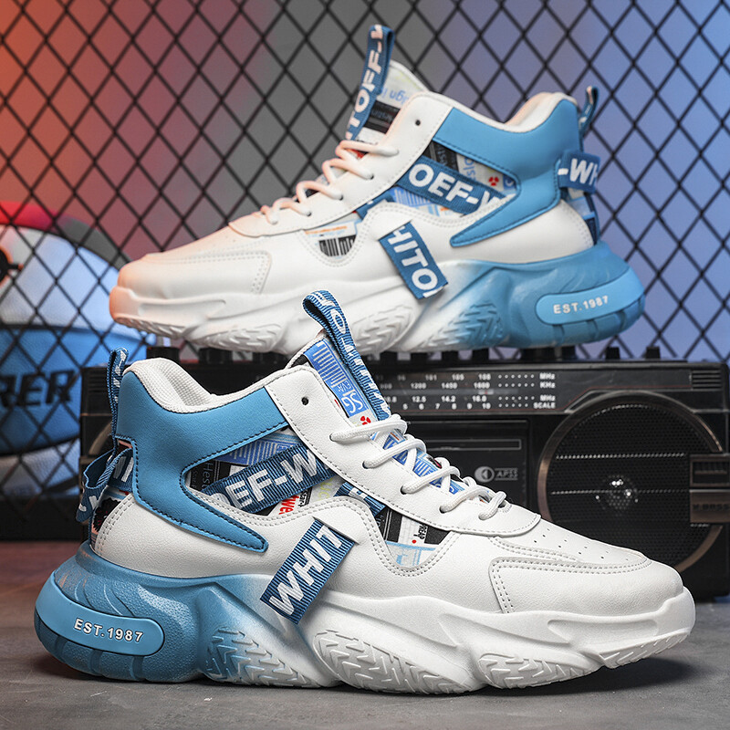 Ανδρικά αθλητικά παπούτσια Υψηλής ποιότητας Αθλητικά παπούτσια Πλατφόρμας Αναπνεύσιμα Άνετα Παπούτσια Τρεξίματος Ανδρικά παπούτσια μπάσκετ για εξωτερικούς χώρους