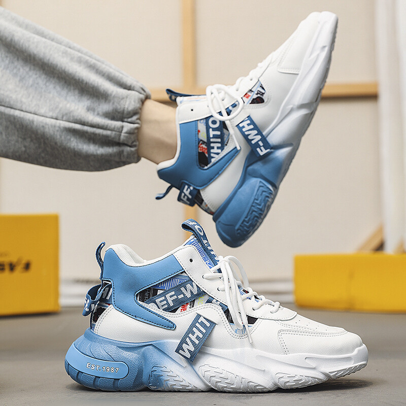 Ανδρικά αθλητικά παπούτσια Υψηλής ποιότητας Αθλητικά παπούτσια Πλατφόρμας Αναπνεύσιμα Άνετα Παπούτσια Τρεξίματος Ανδρικά παπούτσια μπάσκετ για εξωτερικούς χώρους