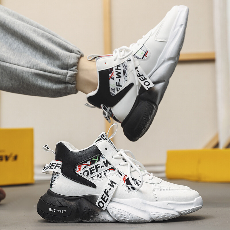 Ανδρικά αθλητικά παπούτσια Υψηλής ποιότητας Αθλητικά παπούτσια Πλατφόρμας Αναπνεύσιμα Άνετα Παπούτσια Τρεξίματος Ανδρικά παπούτσια μπάσκετ για εξωτερικούς χώρους