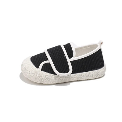 Stripe Cloth Vamp Baby Kurpes Ikdienas Slip On Sekla Bērnu Apavi Meiteņu Zēni Snieres Ins Ādai draudzīgi Bērnu apavi H09101