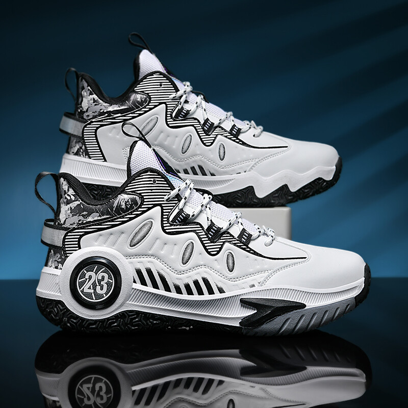 Aukštos kokybės vyriški krepšinio batai Moteriški prekės ženklo dizaino krepšinio sportbačiai Lauko guminiai neslystantys sportiniai treniruočių batai vyriški