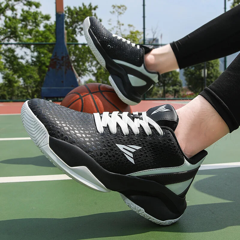 Krepšinio batai vyrams ir moterims Mėlyni lauko sportbačiai sporto salėje ir sportui Kokybiški pavasario rudens moteriški krepšinio batai treniruoklis
