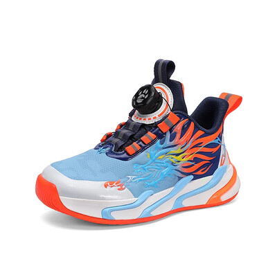 Bērnu apavi zēnu sporta apavi zēniem 2024. gada rudenī, jauni, grezni bērnu skolas ikdienas sporta apavi. Modes augstas kvalitātes basketbola sporta apavi zēniem