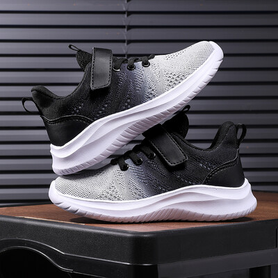 Αθλητικά παπούτσια με ιπτάμενα υφαντά για αγόρια που αναπνέουν από πλέγμα