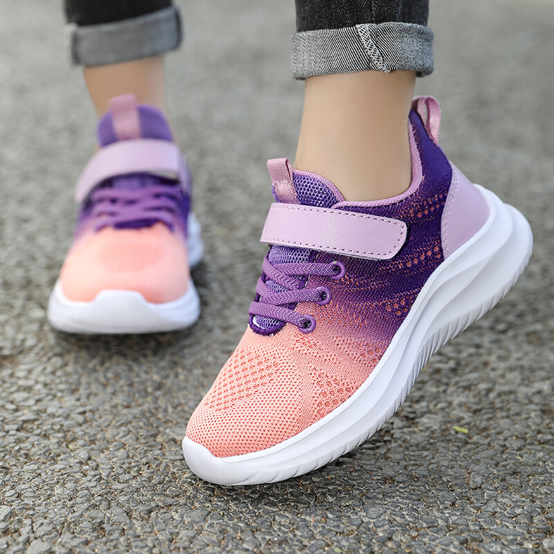 Αθλητικά παπούτσια με ιπτάμενα υφαντά για αγόρια που αναπνέουν από πλέγμα