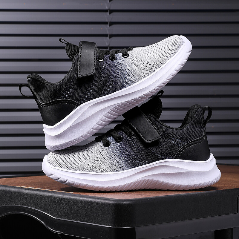 Αθλητικά παπούτσια με ιπτάμενα υφαντά για αγόρια που αναπνέουν από πλέγμα