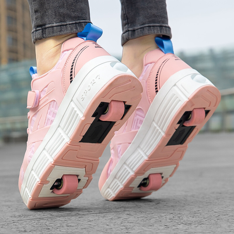 Vruće cipele za dječake 2024. nove proljetne i jesenske sportske cipele za rolere koturaljke dječje dvostruke kotače studentske cipele za dječake