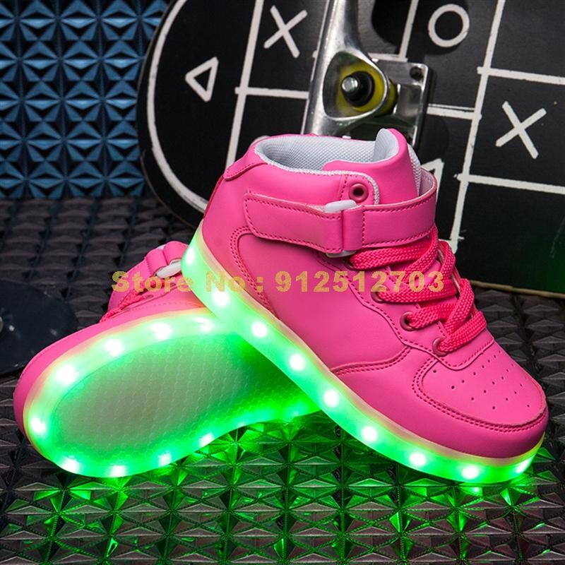 Veličina 25-46 Led Djeca Dječaci Djevojčice Svjetleće tenisice Svjetla Svjetleće papuče Cipele za djecu i odrasle