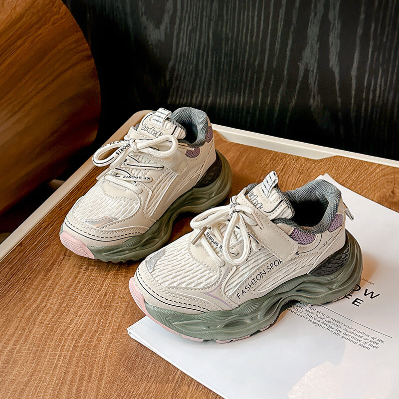 Zēnu, meiteņu kedas vieglas, neslīdošas, elpojošas, komfortablas uniseksa bērnu sporta apavi, skriešanas pastaigas, sporta apavi bērniem