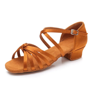 CLYFAN naiste ladina tantsujalatsid Pehme põhjaga tüdrukute jazz-tantsu sandaalid keskmise kontsaga 3,5 cm peotantsu