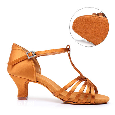Latin Dance Παπούτσια Γυναικεία Παπούτσια Χορού Γυναικεία παπούτσια χορού Tango Μοντέρνα παπούτσια Standard Salsa Practice Training Heels 5/7,5/8,5cm