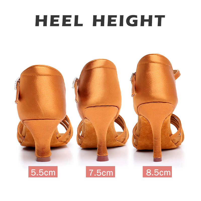 Latin Dance Παπούτσια Γυναικεία Παπούτσια Χορού Γυναικεία παπούτσια χορού Tango Μοντέρνα παπούτσια Standard Salsa Practice Training Heels 5/7,5/8,5cm