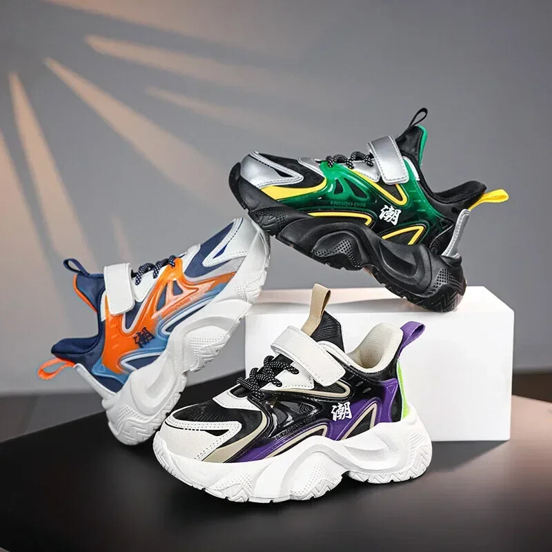 Bērnu, meiteņu, kupli apavi Bērnu modes kedas zēniem un apavi no 4 līdz 9 g. Izmērs 28-39# 3 krāsas 577