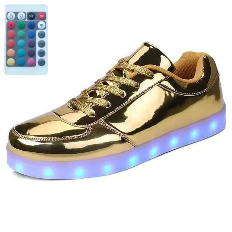 Mărimea 30-46 Pantofi cu LED-uri pentru copii, băieți, fete, pantofi luminoși cu lumini, papuci cu LED-uri strălucitoare pentru copii și adulți Feminino Tenis