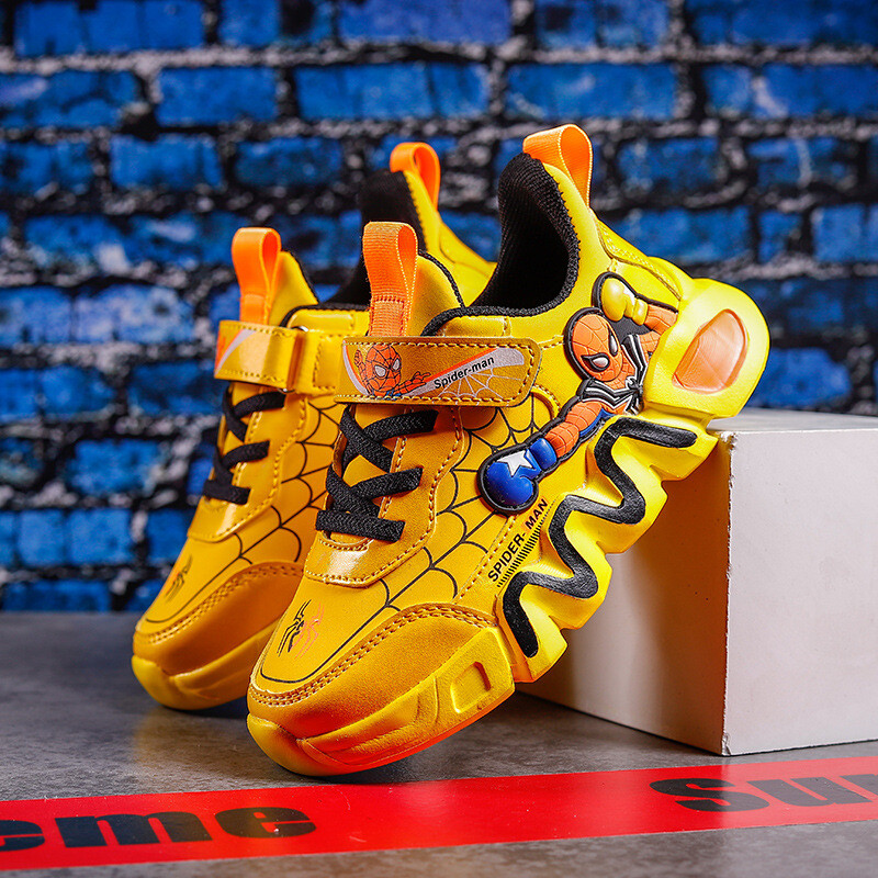 „Disney“ vaikiški batai Madingi „Spider Man“ berniukų sportiniai batai mergaičių laisvalaikio batai „Kvėpuojantys“ vaikiški sportiniai batai