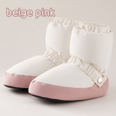 Baleta apavi Ziemas deju zābaki iesildoši īsi zābaki Silti pretslīdoši baleta apavi Treniņu apavi kokvilnas deju apavi pieaugušajiem