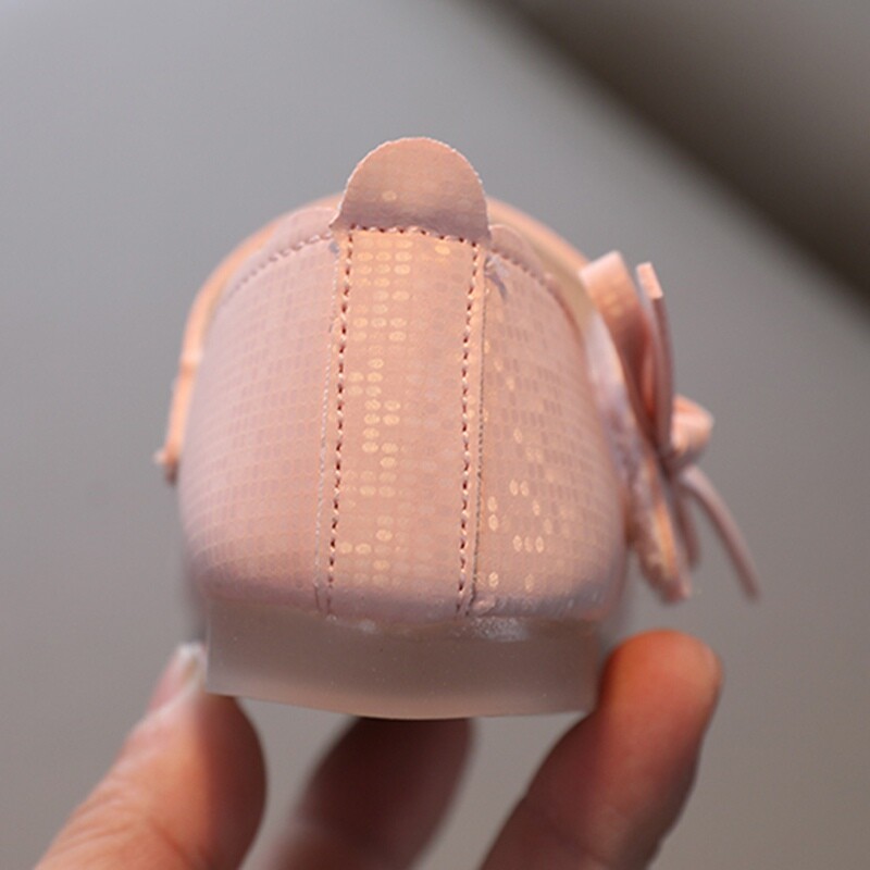 Mažų mergaičių balerinų batai Užsegami mokykliniai vakarėlio suknelės batai