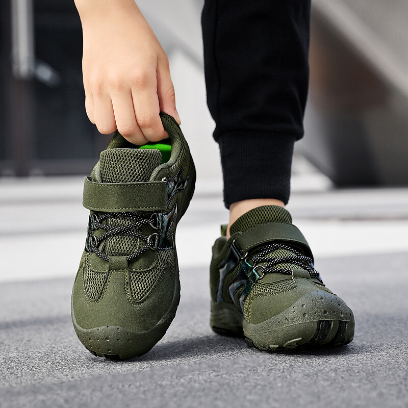 Rudens bērnu apavi zēniem pārgājienu kedas Ērti bērnu sporta apavi elpojoši zēnu skriešanas apavi 27-37 izmērs