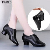 Deju kedas sievietēm džeza apavi Āda Modern Outsole Dance Sneakers Elpojoši Viegli Deju apavi sievietēm
