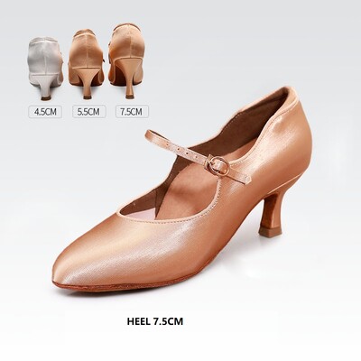 Sieviešu moderno deju apavi Standarta sporta apavi deju satīna treniņu apavi ar mīkstu zoli balles deju valsis tango sievietēm