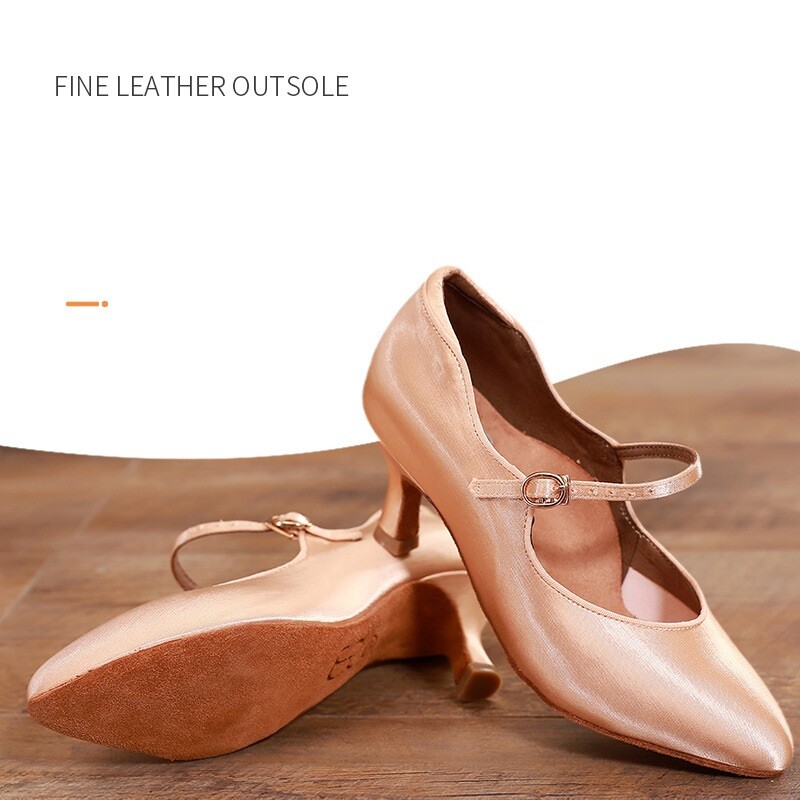 Sieviešu moderno deju apavi Standarta sporta apavi deju satīna treniņu apavi ar mīkstu zoli balles deju valsis tango sievietēm