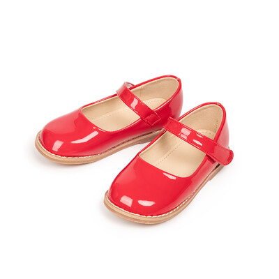KIDSUN Black Fashion Bērnu apavi meitenēm Svinīga sprādze Gumijas zole Āda Princeses Kleita Apavi klasiskais izmērs 21-32