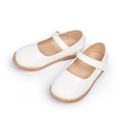 KIDSUN Black Fashion Bērnu apavi meitenēm Svinīga sprādze Gumijas zole Āda Princeses Kleita Apavi klasiskais izmērs 21-32