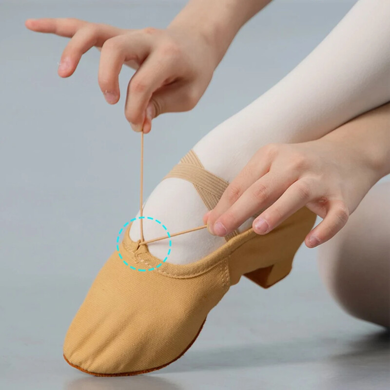 Jazz Ballroom Canvas Dance Cipele za odrasle Ženske učiteljice Meki potplat Latino Modern Dance Nacionalne cipele Standardna praksa Hot Sale