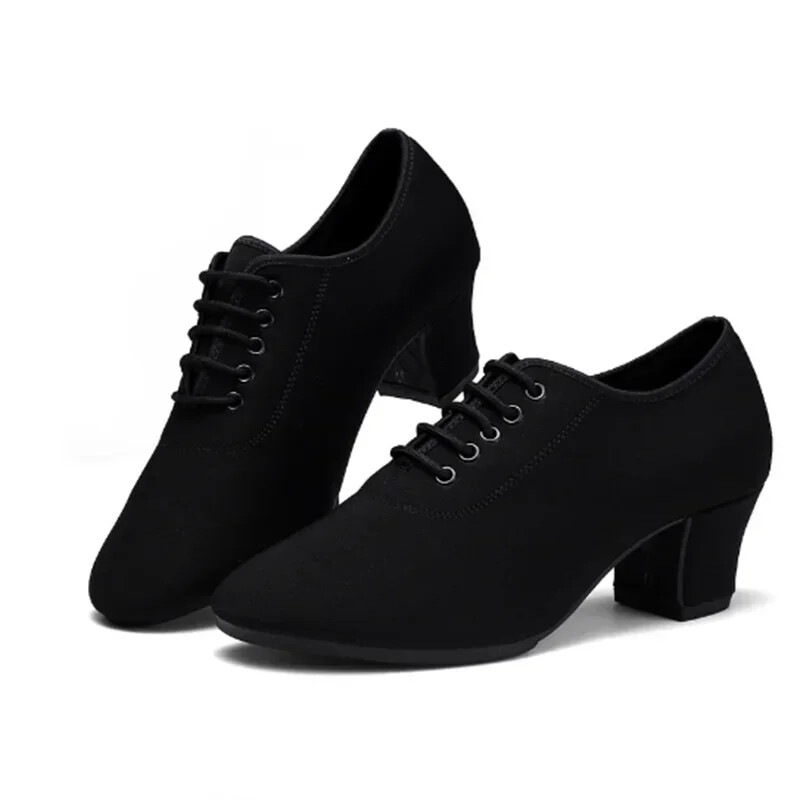 Γυναικεία λάτιν παπούτσια χορού Γυναικεία παπούτσια χορού Oxford ύφασμα αναπνεύσιμα άνετα παπούτσια τζαζ Παπούτσια χορού Tango Salsa