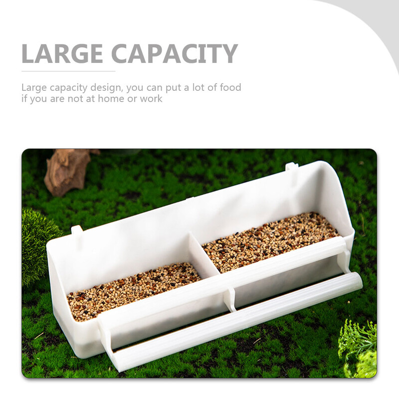 Krletka za hranilicu za ptice od 3 komada, dozator vode, posuda za hranu, kavez za ptice, praktična