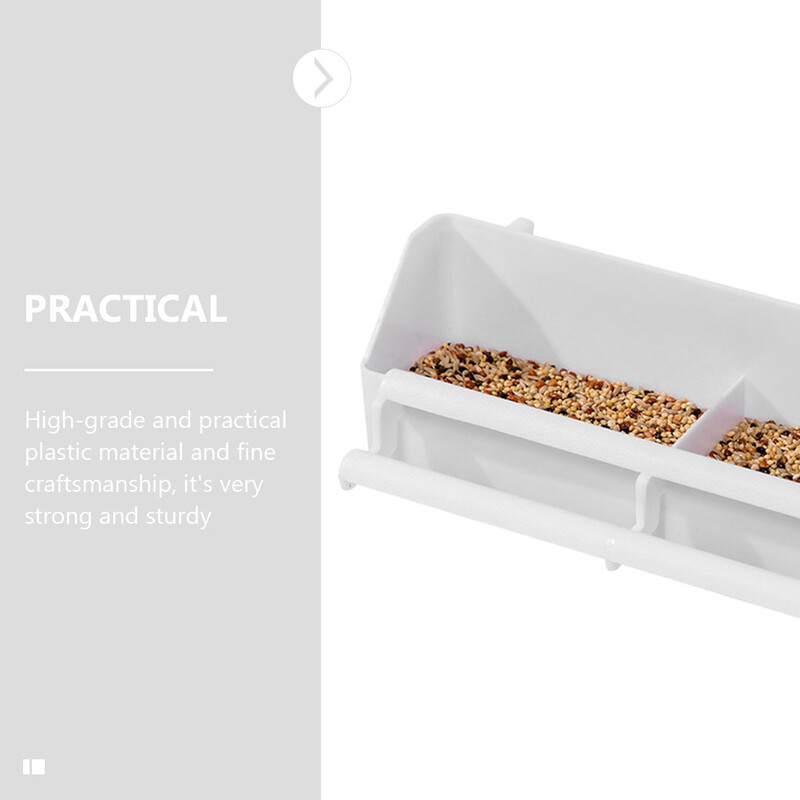 Krletka za hranilicu za ptice od 3 komada, dozator vode, posuda za hranu, kavez za ptice, praktična