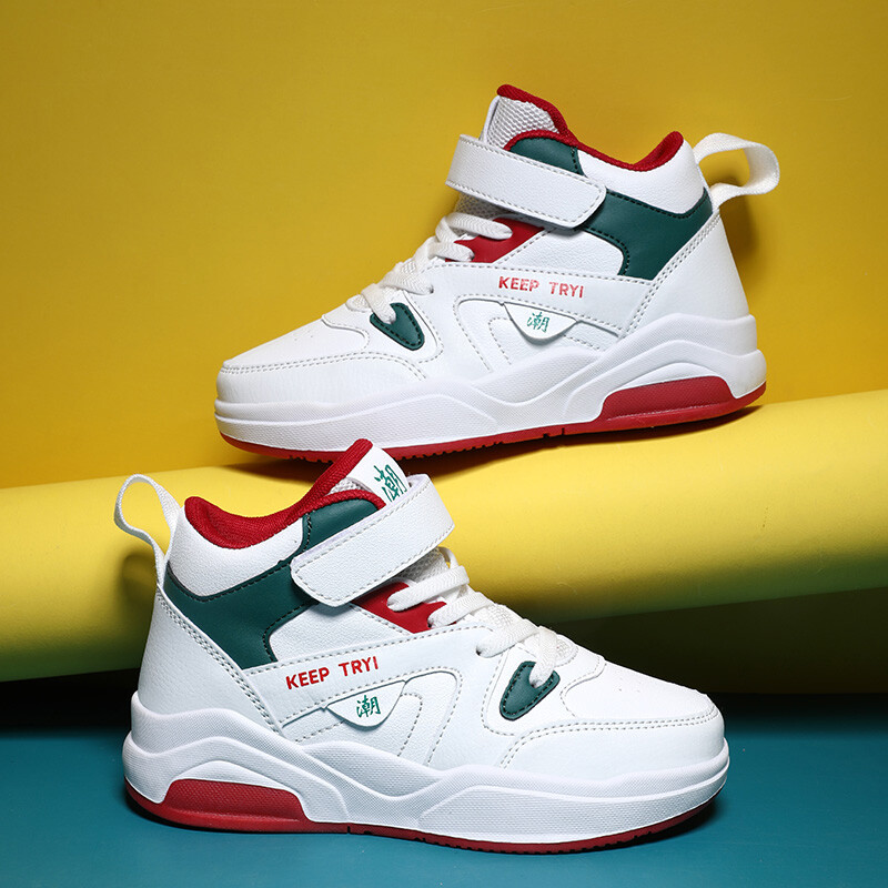 Modes bērnu apavi zēniem sporta apavi, ādas rudens skeitbords, skolas basketbola sporta apavi zēniem 