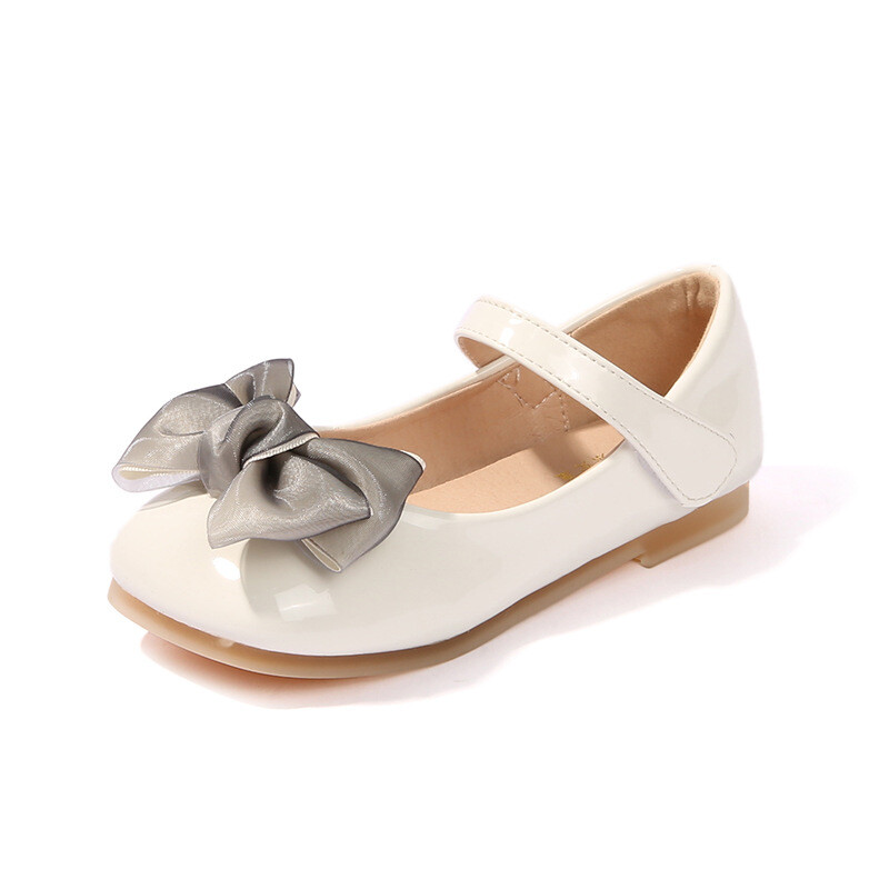 Crvene male kožne cipele za djevojčice, dječje cipele s mašnom, princeze, dječje jednostruke cipele za izvedbu, ležerne kožne ravne cipele za djevojčice