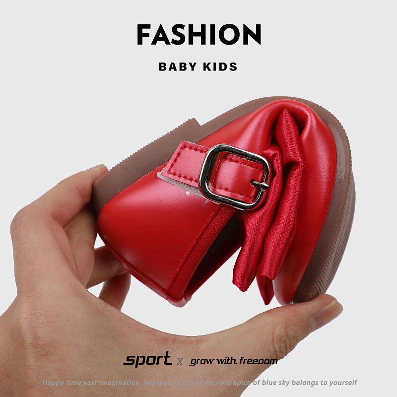 Princess cipele za djevojčice Vjenčanje Vrpce s mašnama Djeca Mary Janes 21-30 Moda za malu djecu Slatke proljetne balerinke