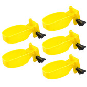 5 rinkiniai paukščių putpelių vandens gertuvės dubenėlio gėrimo puodeliai, automatiniai putpelių girdytuvai, skirti 10 mm vamzdžių paukščių papūgos girdykloms