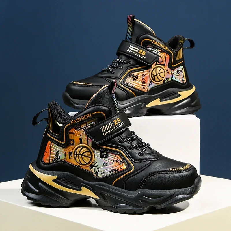 Dječja obuća Tenisice za dječake Kožne dječje ležerne sportske tenisice Originalne košarkaške neklizajuće cipele za dječake od 4 do 12 godina