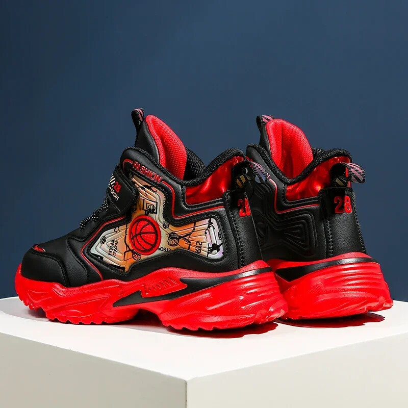 Dječja obuća Tenisice za dječake Kožne dječje ležerne sportske tenisice Originalne košarkaške neklizajuće cipele za dječake od 4 do 12 godina