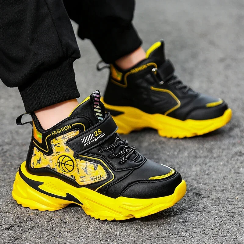 Dječja obuća Tenisice za dječake Kožne dječje ležerne sportske tenisice Originalne košarkaške neklizajuće cipele za dječake od 4 do 12 godina