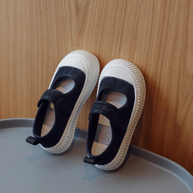 Modes dizains meiteņu apavi Pavasara rudens bērniem ikdienas apavi meitenēm skolniekiem Audekla apavi