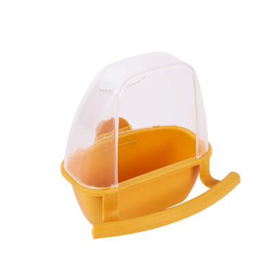 Bird Cage Feeder Parrot Birds Water Hanging Bowl Parakeet Feeder Box Κλουβί για κατοικίδια Πλαστικό δοχείο τροφίμων Προμήθειες πουλιών 1 τμχ