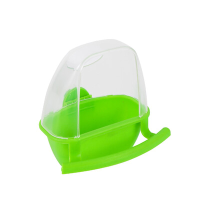 Bird Cage Feeder Parrot Birds Water Hanging Bowl Parakeet Feeder Box Κλουβί για κατοικίδια Πλαστικό δοχείο τροφίμων Προμήθειες πουλιών 1 τμχ