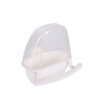 Bird Cage Feeder Parrot Birds Water Hanging Bowl Parakeet Feeder Box Κλουβί για κατοικίδια Πλαστικό δοχείο τροφίμων Προμήθειες πουλιών 1 τμχ