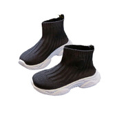 Μαύρα Παιδικά Αθλητικά Παπούτσια για Κορίτσι Βρεφικά Αθλητικά Παπούτσια Άνοιξη Φθινόπωρο Μόδα Διχτυωτό Παιδικό Παπούτσια για αγόρι Παιδικά Παπούτσια Casual μαύρα