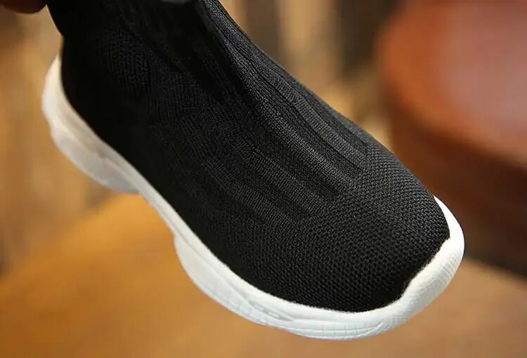 Μαύρα Παιδικά Αθλητικά Παπούτσια για Κορίτσι Βρεφικά Αθλητικά Παπούτσια Άνοιξη Φθινόπωρο Μόδα Διχτυωτό Παιδικό Παπούτσια για αγόρι Παιδικά Παπούτσια Casual μαύρα