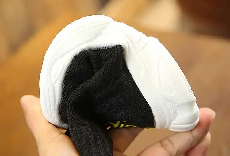 Μαύρα Παιδικά Αθλητικά Παπούτσια για Κορίτσι Βρεφικά Αθλητικά Παπούτσια Άνοιξη Φθινόπωρο Μόδα Διχτυωτό Παιδικό Παπούτσια για αγόρι Παιδικά Παπούτσια Casual μαύρα