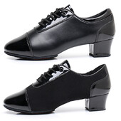 HOT Férfi Latin Dance Cipők Társastánc Cipők Modern teremcipők Férfi Tango Dance Sneaker Fiú Sarkú 3,5 cm