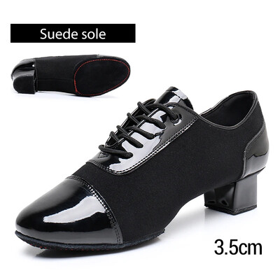 HOT Férfi Latin Dance Cipők Társastánc Cipők Modern teremcipők Férfi Tango Dance Sneaker Fiú Sarkú 3,5 cm
