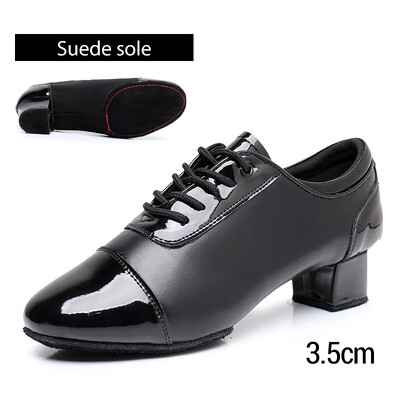 HOT Férfi Latin Dance Cipők Társastánc Cipők Modern teremcipők Férfi Tango Dance Sneaker Fiú Sarkú 3,5 cm