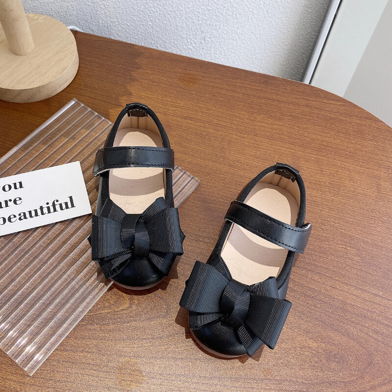 Princess cipele za djevojčice s leptir mašnom Party Chic Proljetne dječje ravne cipele od neklizajuće pu kože Četiri boje za malu djecu Mary Janes 21-30