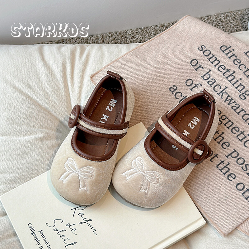 Elegantne cipele s mašnom i vezom, djeca, djevojčice, vintage balerinke od velura, bebe, dijete, mekani potplat, dizajn marke, baršun Mary Jane Zapatos